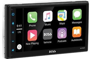Boss Audio Apple CarPlay Double 2 DIN Bluetooth In-Dash Car Stereo iPhone Play