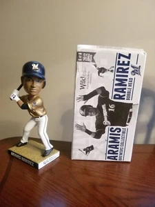 Aramis Ramirez Retro Gold Jersey Milwaukee Brewers Bobblehead SGA - Picture 1 of 1