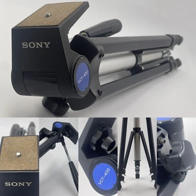 Rare Vintage Sony VCT-400 Tripod for Sony Cameras & Camcorders - Image 1 of 4