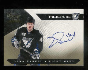 2010-11 PANINI LUXURY SUITE GOLD DANA TYRELL AUTO RC 1/10 TAMPA BAY LIGHTNING