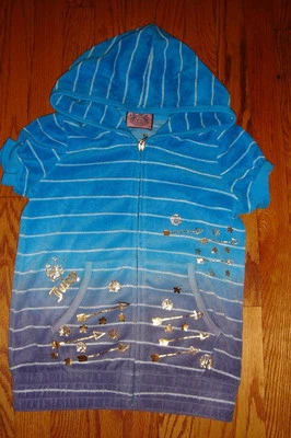 Juicy Couture - girls (8) terry cloth hoodie jacket - NOWT - Image 1 of 4