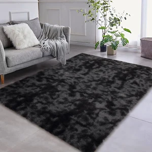 8X10 Fluffy Area Rug Large Plush Shaggy Rugs for Living Room, Ultra Soft Tie-Dye - Picture 1 of 7