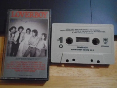 RARE OOP Loverboy CASSETTE TAPE Lovin' Every Minute of It 1985 KISS Warrant MOXY - Image 1 of 2
