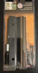 C 1001 Sliding Glass Door Handle Set, 4-15/16 In., Extruded Aluminum, Black (... - Picture 1 of 2