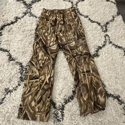 Pantalón de caza impermeable camuflaje humedales mediano para hombre nailon al aire libre patos ilimitado Foto 1 de 4