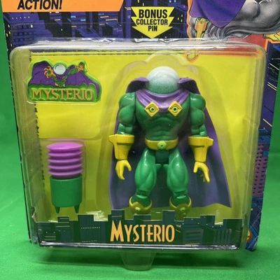 Toybiz Mysterio Mist Squirting Action Figure Spider-Man The Animated Series - Image 1 of 4
