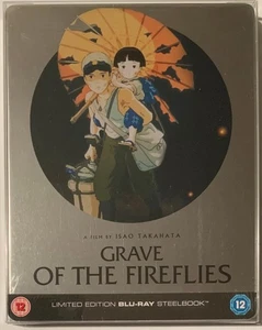 GRAVE OF THE FIREFLIES Blu-ray Studio Ghibli Zavvi Exclusive U.K. Steelbook New - Picture 1 of 2