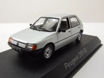 Peugeot 205 GL 1988 Grigio Modellino Norev 1:43 - Immagine 1 di 4