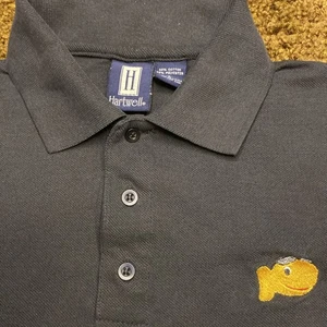 Rare Vtg GOLDFISH Polo Fish Shirt Crackers Mens S Pepperidge Farm Embroidered - Picture 1 of 10
