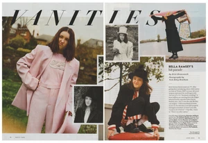 2023 Bella Ramsey Celebrity Magazine Write-Up – 2-Page Spread Print Ad Ephemera - Picture 1 of 2