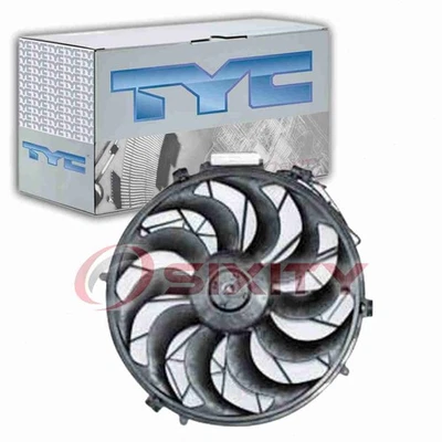 Conjunto de ventilador condensador TYC AC para BMW 850i 1991-1992 calefacción aire UV Foto 1 de 4