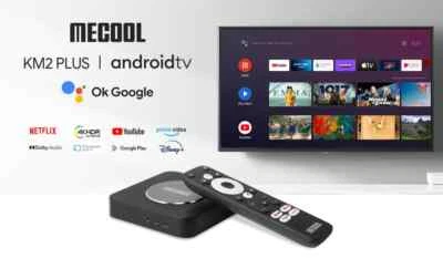 MECOOL KM2 Plus Android 11 TV Box 2G +16G S905X4-B Wifi BT5.0 4K HDR Prime Video - Immagine 1 di 4