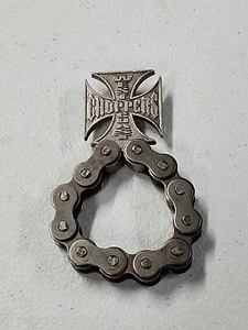 West Coast Choppers Bottle Opener Iron Cross Logo Motorcycle Chain Beer ¿ - Picture 1 of 2