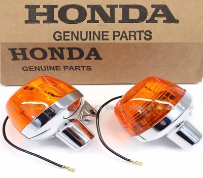 Señales de giro CB CL175 350 450 500 750 delanteras o traseras OEM Honda Disco ver Desc C13 Foto 1 de 4