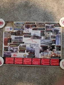 CINCINNATI REDS GREAT AMERICAN BALL PARK INAUGURAL OPEN HOUSE POSTER 1998 2003 - Bild 1 von 1