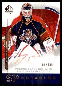 2008-09 SP Authentic Tomas Vokoun N 106/999 #156