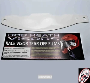 ARAI TEAR OFFS, VAS-V, RX-7V RACE VISOR, BHV533V, BULK PACK X 30, CLEAR, BHVT015