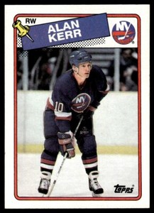 1988-89 Topps Alan Kerr RC New York Islanders #63