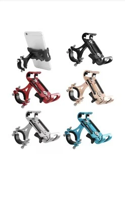 360° Aluminum Motorcycle Bike Bicycle For MTB GPS Cell Phone Holder Mount US - Image 1 of 4