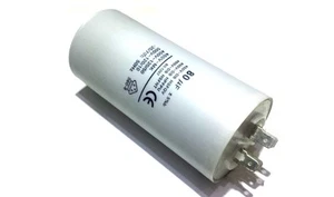 6 PACK OF AIRCONDITIONER - PLASTIC ROUND RUN CAPACITOR 80µF / 80UF 400-500V - Picture 1 of 2