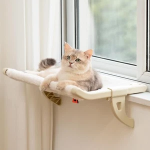 Mewoofun 2-in-1 Cat Sill Window Perch Large Cat Window Hammock Shelf Seat - Picture 1 of 9