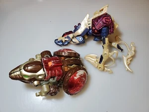 Transformers Beast Wars Metals Vintage Dinobot & Rattrap Bundle Damaged - Picture 1 of 19
