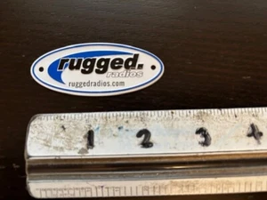 RUGGED RADIOS OEM ALUMINUM BADGE Offroad UTV Overland Trails Outlander Trucks - Picture 1 of 1