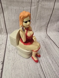 Vintage Plastic Funny Action Toy Busy Lady Sound Interactive  - Picture 1 of 6