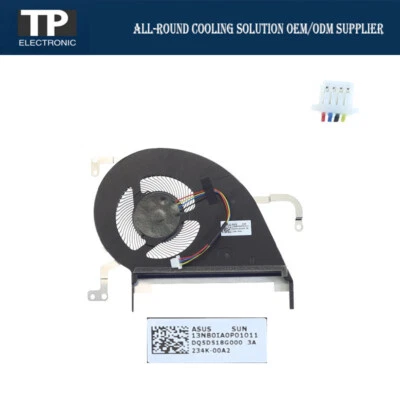 Laptop CPU Cooling Fan EG50050S1-CD81-S9A For ASUS Vivobook S5300U S5300F - Image 1 of 2