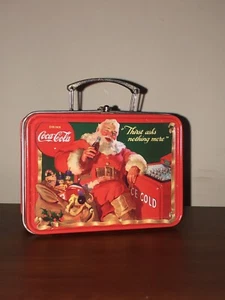 Mini 3’’ Reproduction Model Coca-Cola Santa Lunchbox - USED, CLEAN - Picture 1 of 7