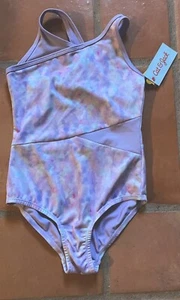 Cat & Jack NWT Size 8 Girls Purple Multicolor 1 Piece Bathing Suit Swimsuit NEW - Picture 1 of 2