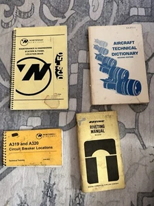 Assorted Northwest Airlines and Aircraft Maintenance Books - Picture 1 of 1