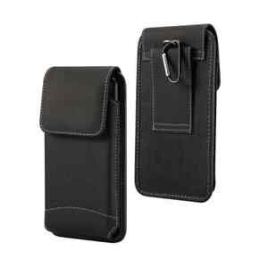 Belt Case for Micromax Infinity N12 (2018) Cover Vertical Leather & Nylon