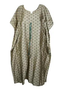 Women's Maxi Caftan Dress Printed Beach Loose Cover Up Housedress Kaftan 2XL