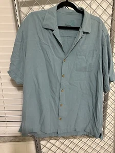 Camisa Tommy Bahama Para Hombre Grande 100% Seda - Imagen 1 de 2