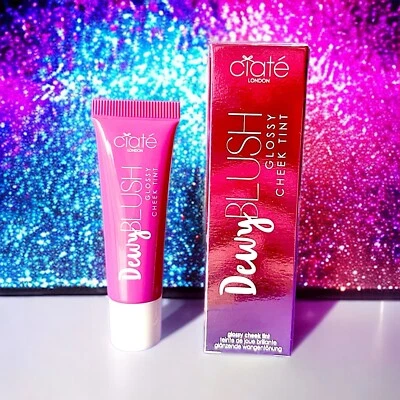 CIATÉ LONDON Dewy Blush Glossy Cheek Tint in Pomegranate New In Box 0.33 oz - Image 1 of 4