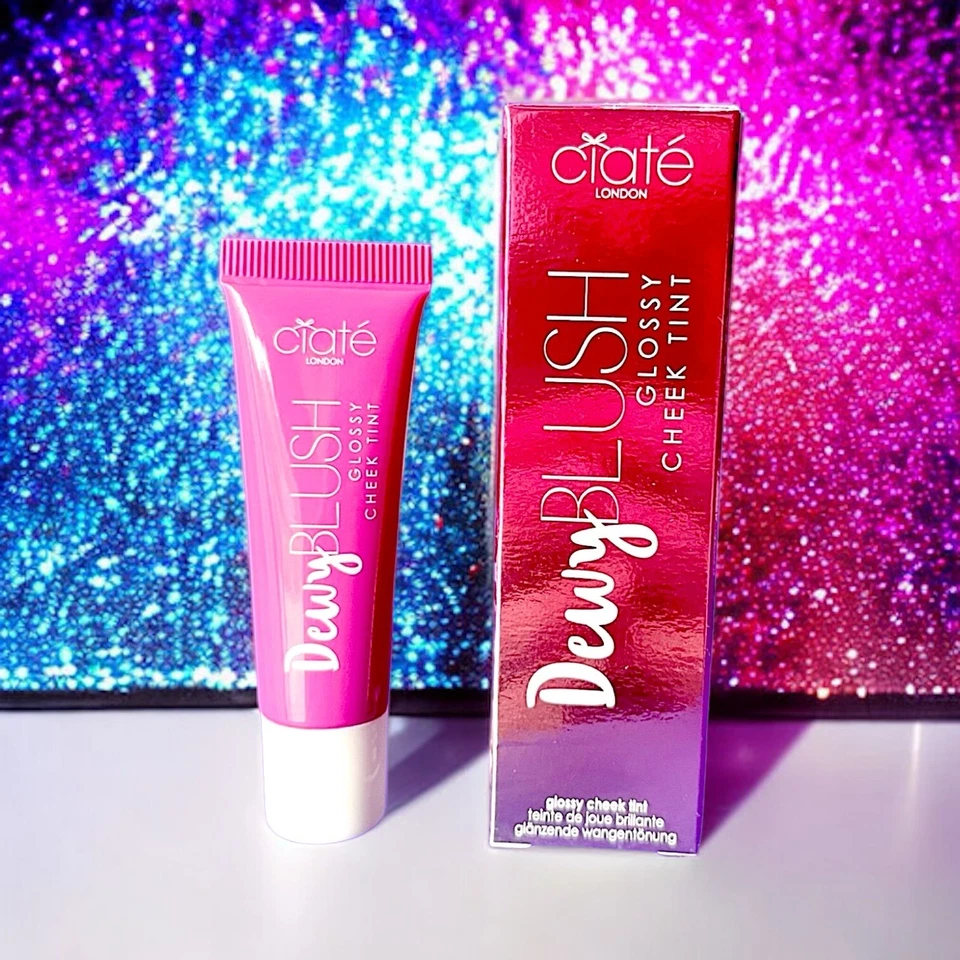 CIATÉ LONDON BOGO - Dewy Blush Glossy Cheek Tint in Pomegranate 0.33 oz