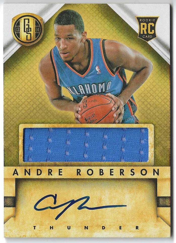 2013-14 Panini Gold Standard ANDRE ROBERSON Rookie Patch Auto RPA RC - Image 1 of 1