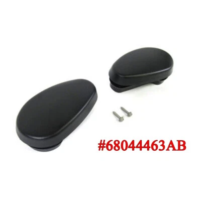 Kit de tapa de extremo de peldaños laterales tubulares negro para Dodge Ram 1500 2500 3500 2009-2017 Foto 1 de 4