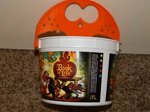 MCDONALDS GLÜCKLICHES ESSEN ""DAS BUCH DES LEBENS"" FILM KUNSTSTOFF HALLOWEEN EIMER 2014 - Bild 1 von 7
