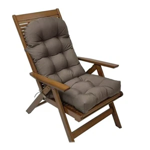 Outdoor Patio Chair Cushions Set of 1 Outdoor Adirondack Chair Cushion with T... - Picture 1 of 9