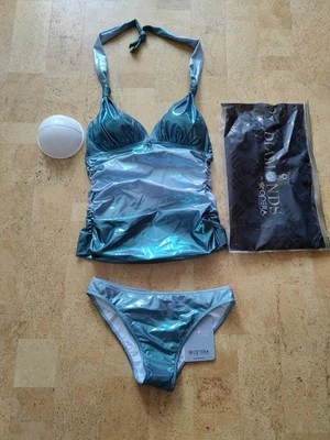 Diamonds By Opera Badeanzug Petrol  metallic Neuware Gr 36 - Bild 1 von 4