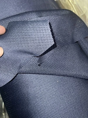 60” Wide Navy Blue NR86 Apex Military Mesh Netting 4 Way Stretch, Soft - Image 1 of 4