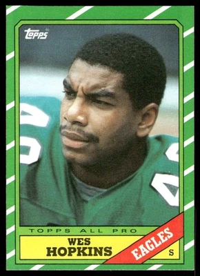 1986 Topps - #279 Wes Hopkins - Image 1 of 2