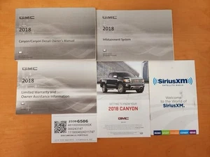 2018 GMC Canyon / Canyon Denali Owner’s Manual - Complete Set - Foto 1 di 1