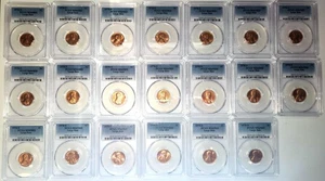 Lincoln Memorial Cents 20-Coin Set - PCGS Certified - All 1970-S - Picture 1 of 6