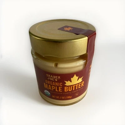🇺🇸🍁 NEW’LIMITED AVAILABILITY’TRADER JOE’s ORGANIC MAPLE BUTTER 198g,UK Seller - Image 1 of 4