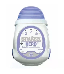 SNUZA HERO Baby Movement Monitor CORDLESS PORTABLE Breathing Sensor Nappy Alarm! - Picture 1 of 9