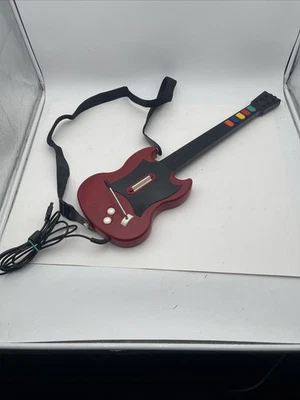 Guitar Hero Gibson SG (PlayStation 2 PS2) PSLGH - проводной красный октановый ПРОТЕСТИРОВАН РАБОТАЕТ - Изображение 1 из 4