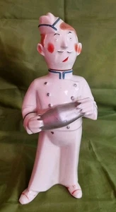 Vintage Rare PORCELAIN Decanter Figurine Liquor Man. Empty 1970s Made in Japan - Picture 1 of 10